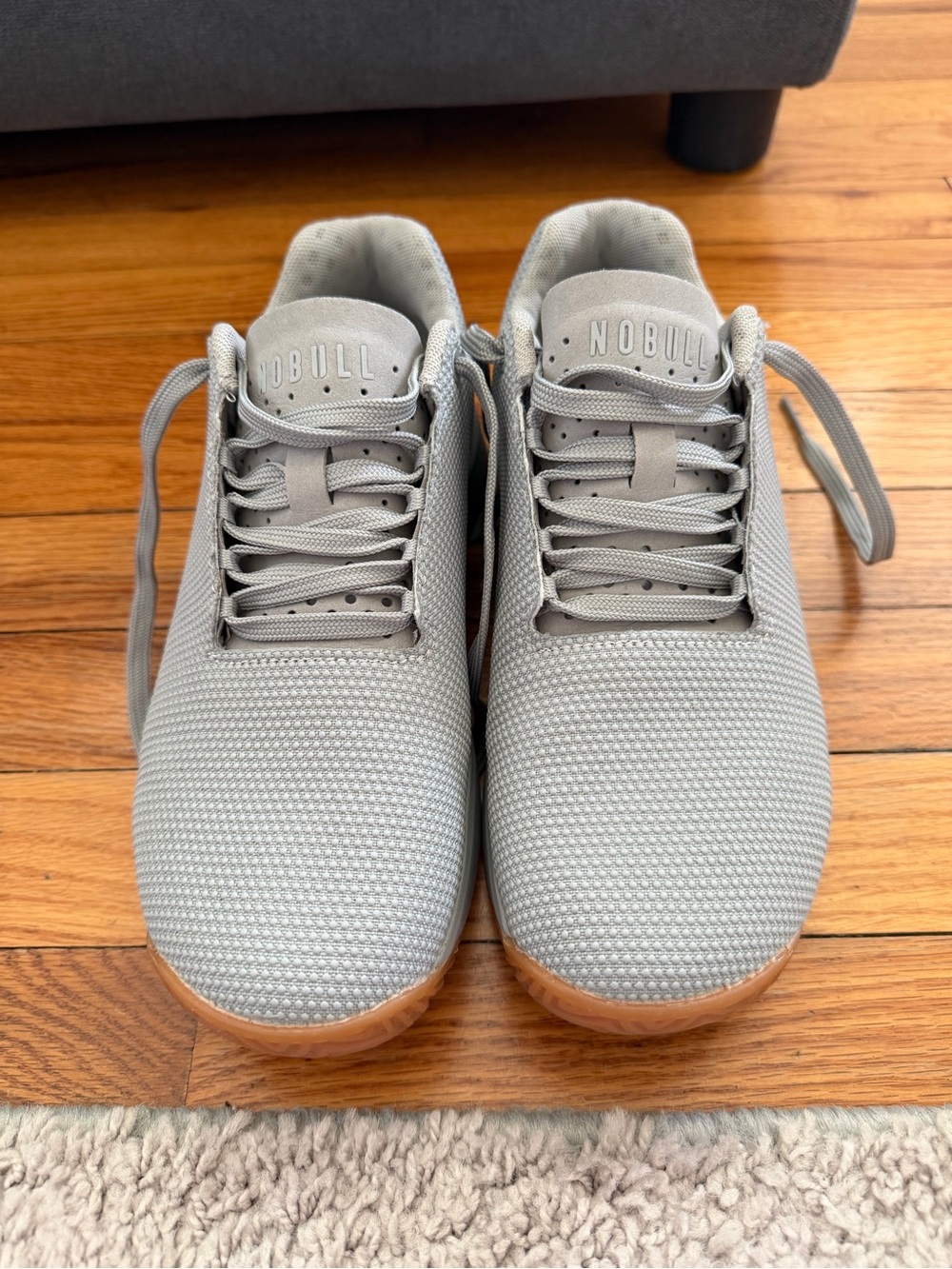 NOBULL Woman’s Trainer in Light Gray with Gum Outsole - Picture 4 of 5